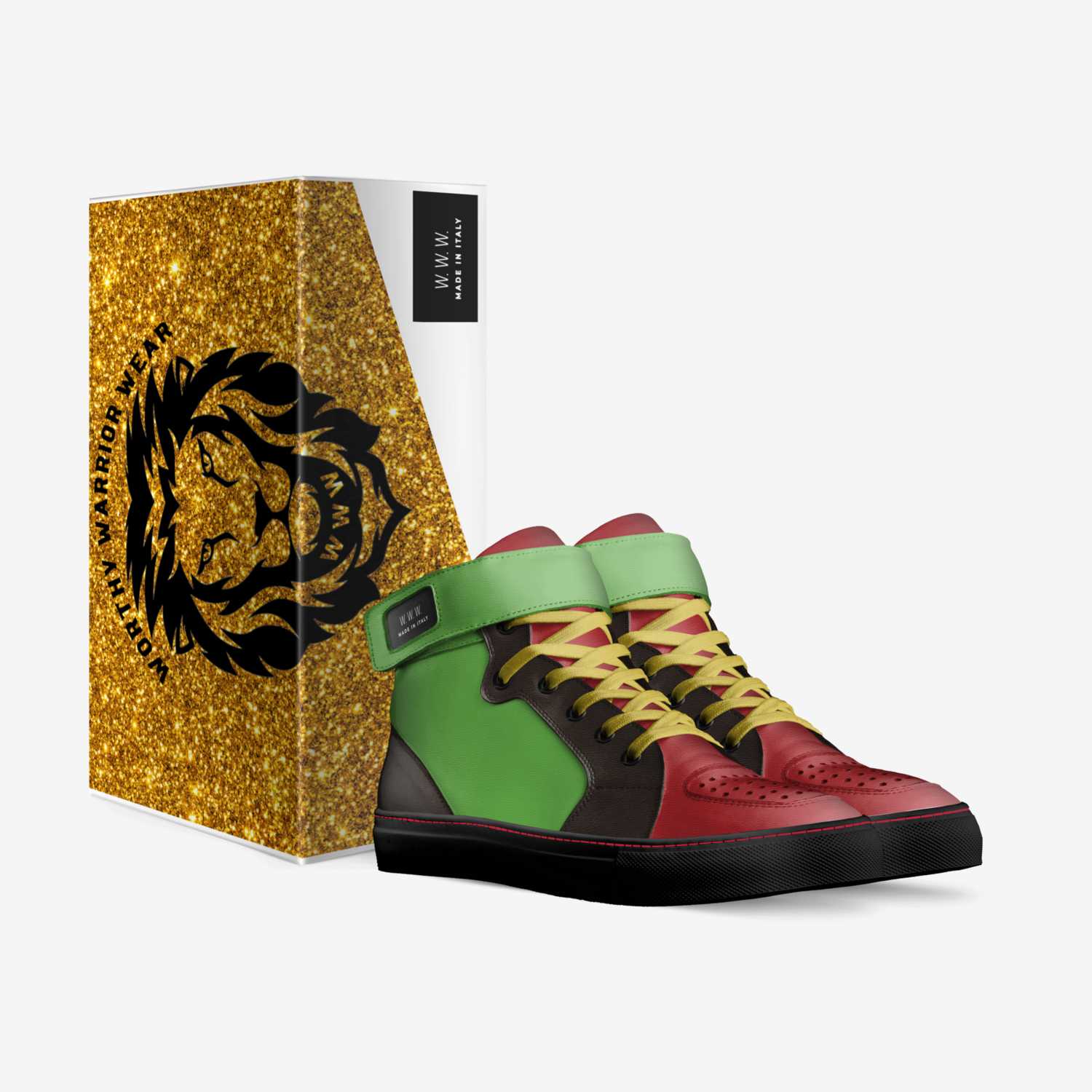 Zulu Warrior Wear custom made in Italy shoes by John H. Harris, Jr. | Box view