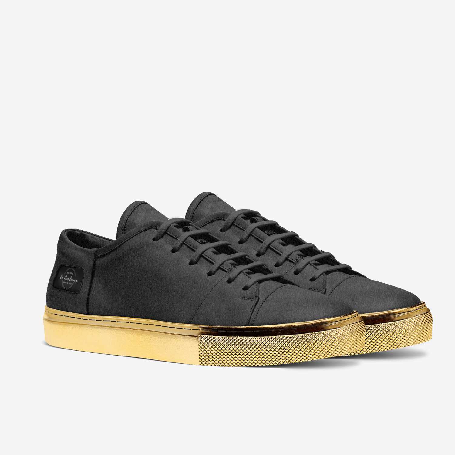 En Lambeaux custom made in Italy shoes by Tatted Beast | Double view