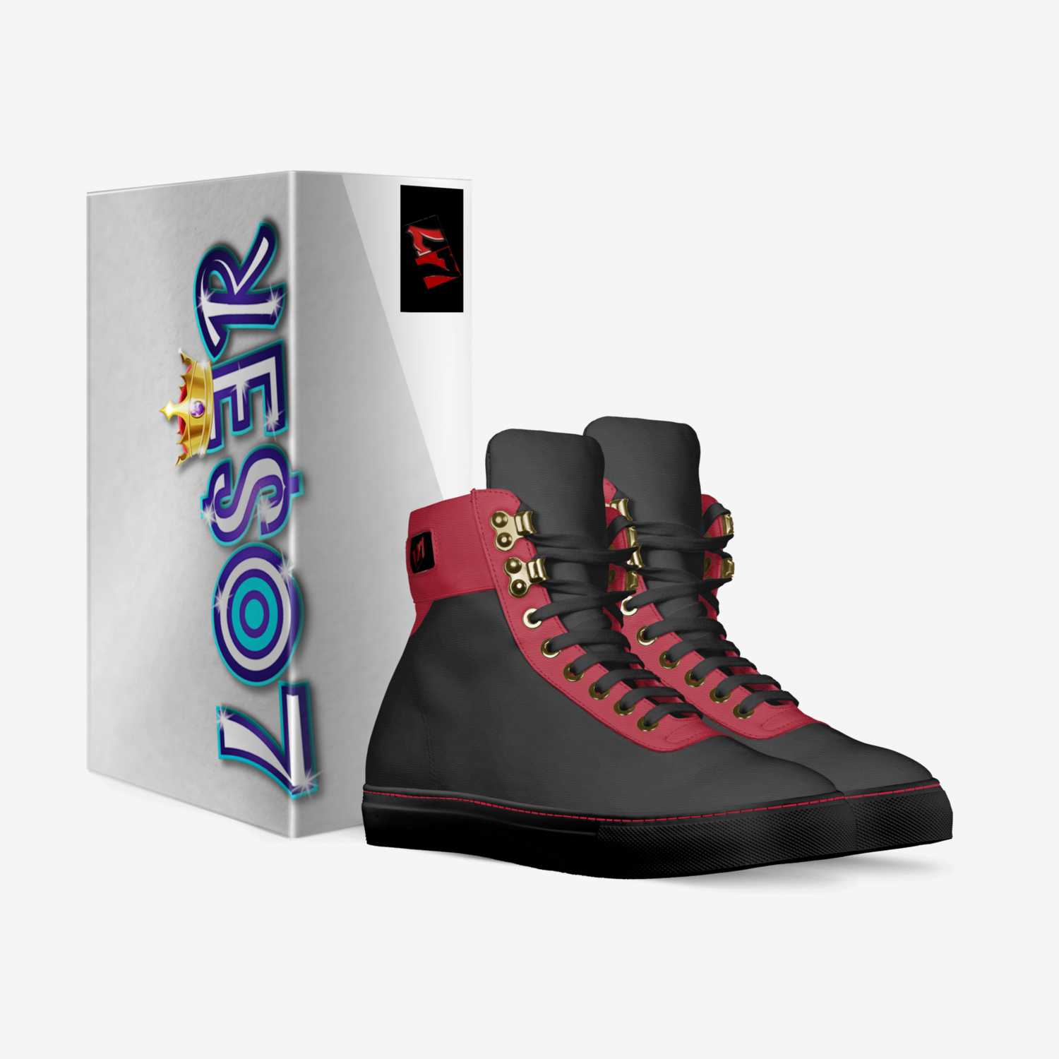 LOSER 1 custom made in Italy shoes by Marcellus Fountain | Box view