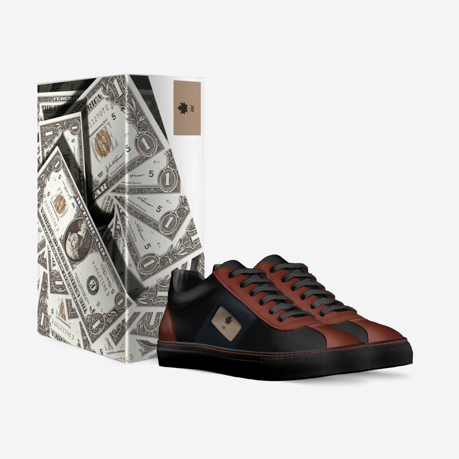 AW custom made in Italy shoes by Ebony Williams | Box view
