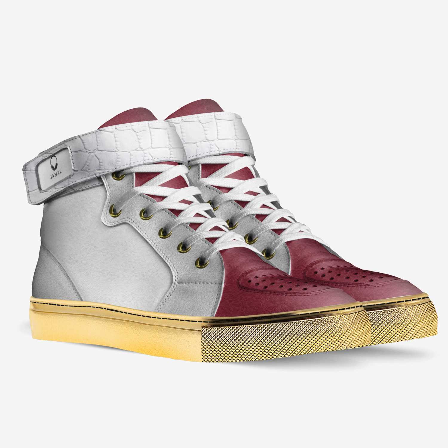 Jamal 1 custom made in Italy shoes by Nio Jackson | Double view