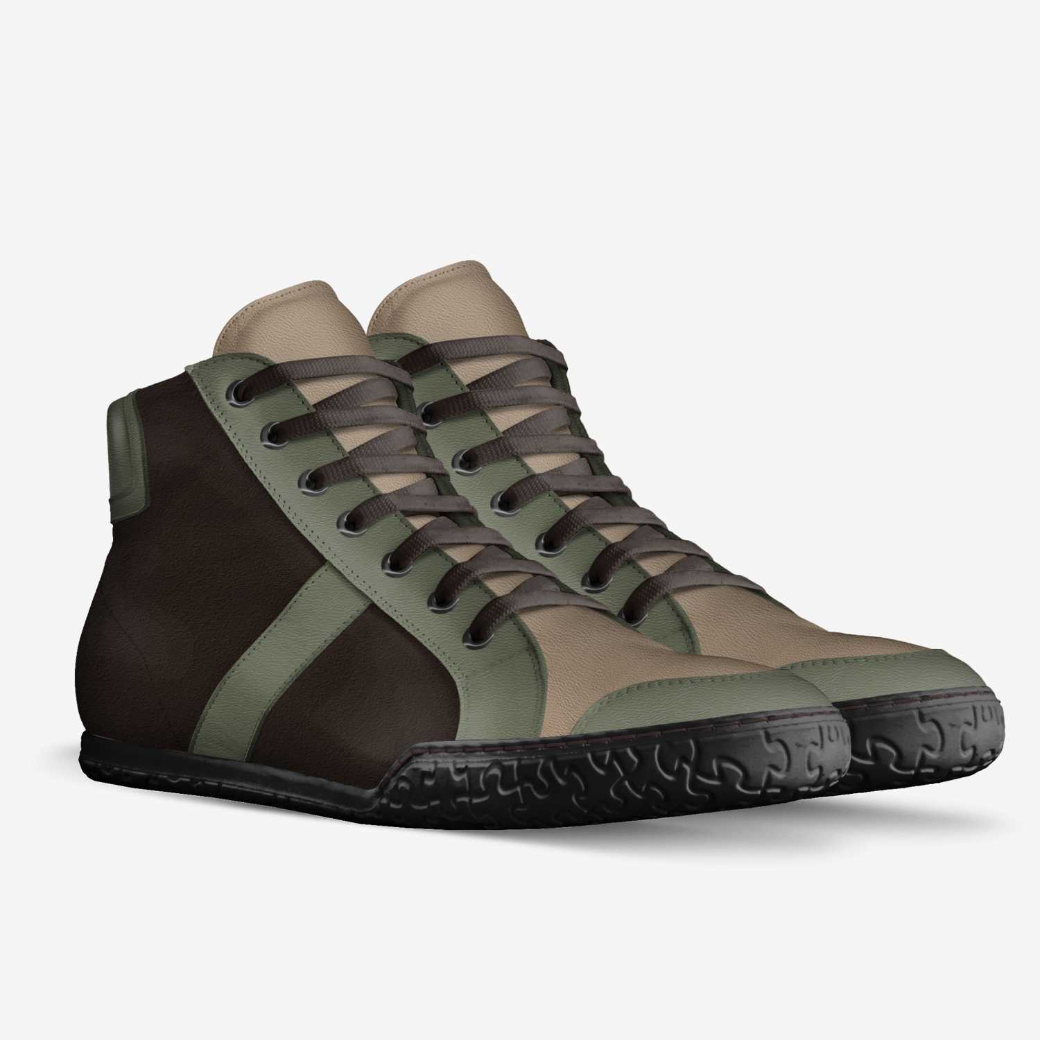 Alpine custom made in Italy shoes by Roy Abernathy | Double view