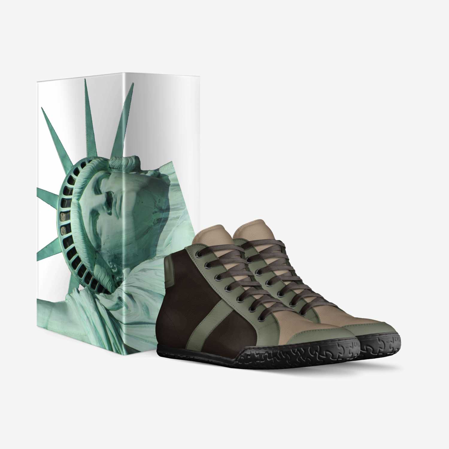 Alpine custom made in Italy shoes by Roy Abernathy | Box view