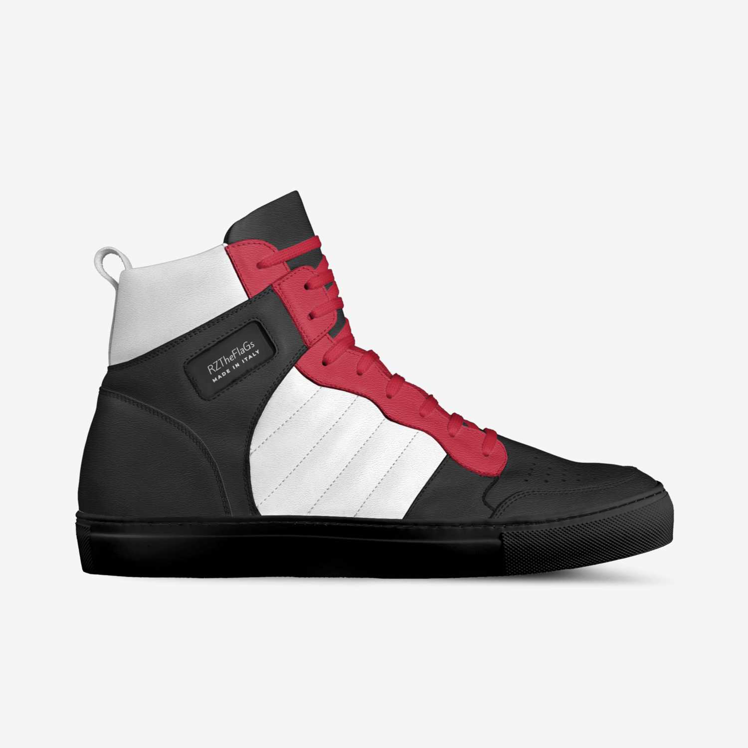 RzTheFlags custom made in Italy shoes by Tonja Lewis | Side view