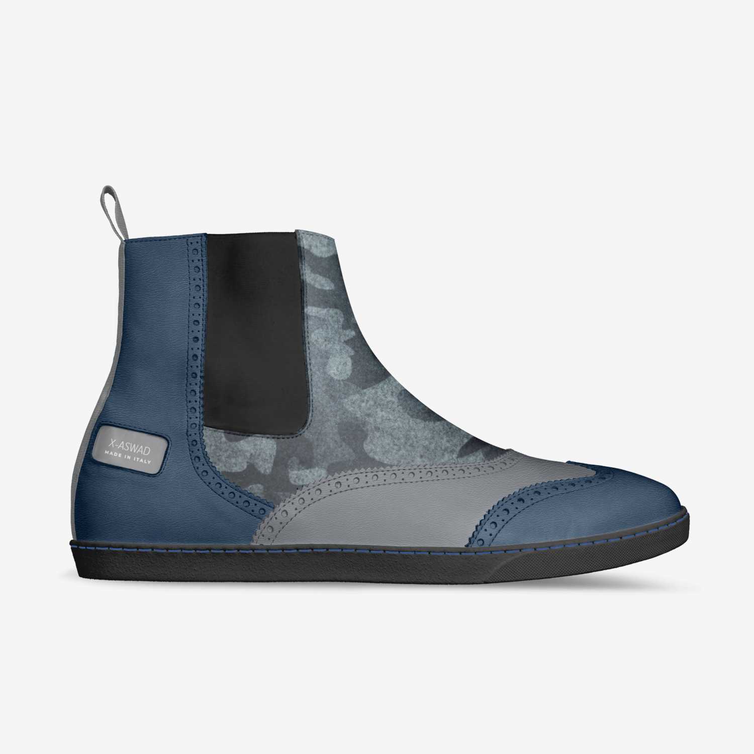 X-ASWAD custom made in Italy shoes by Mildred Lewis | Side view