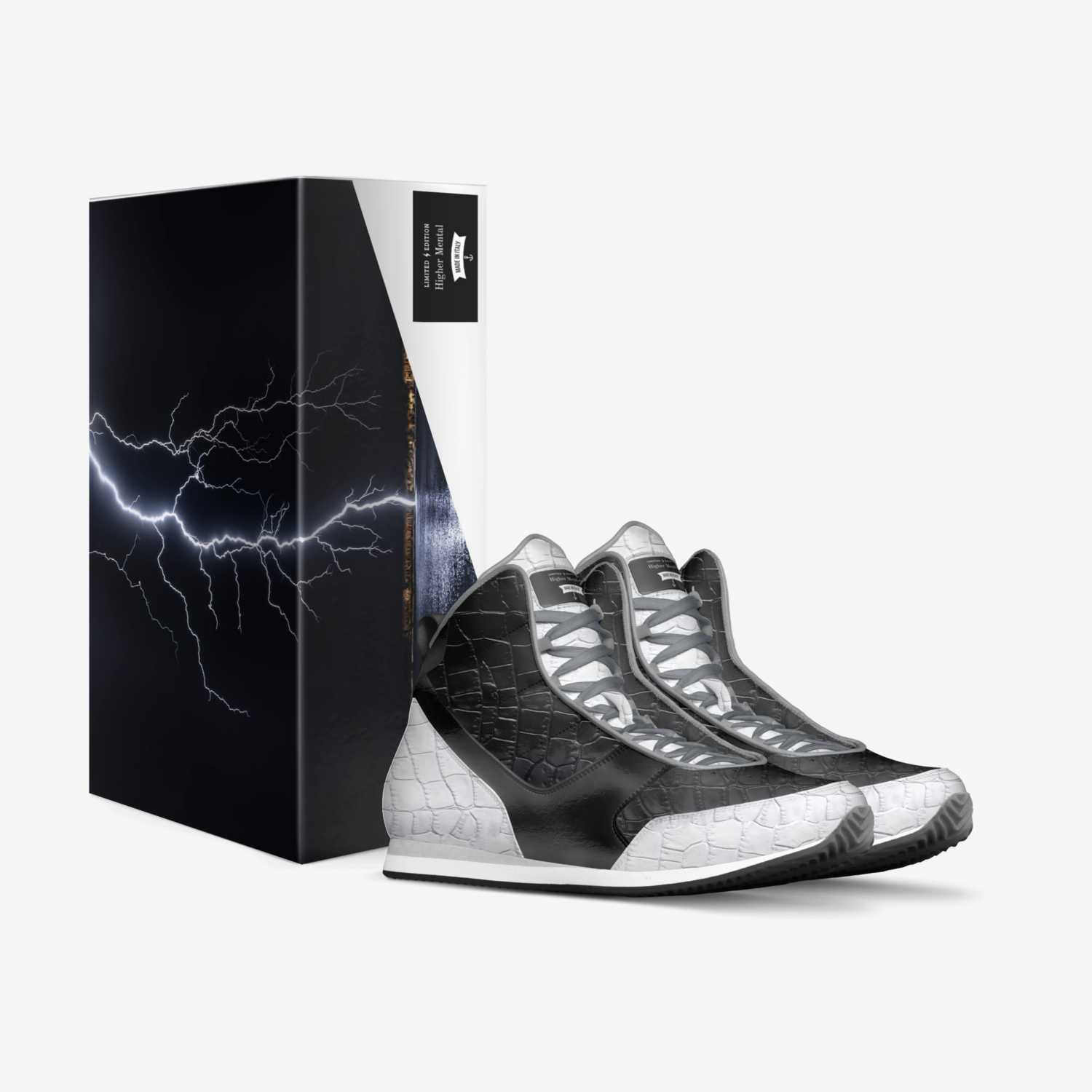 Higher Mental custom made in Italy shoes by Jayja Washington | Box view
