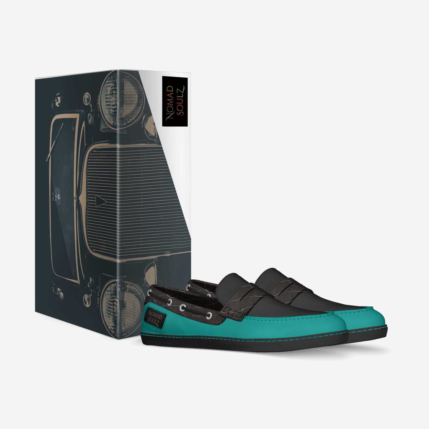 Nomad SoulZ custom made in Italy shoes by Rob Dorchak | Box view