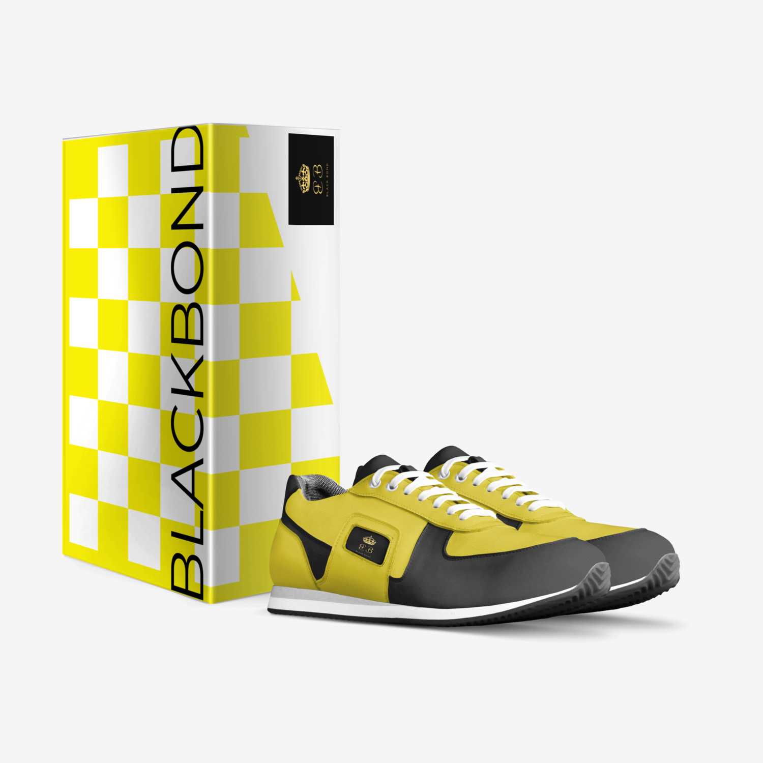 BLACKBOND YELLOW custom made in Italy shoes by Black Bond | Box view