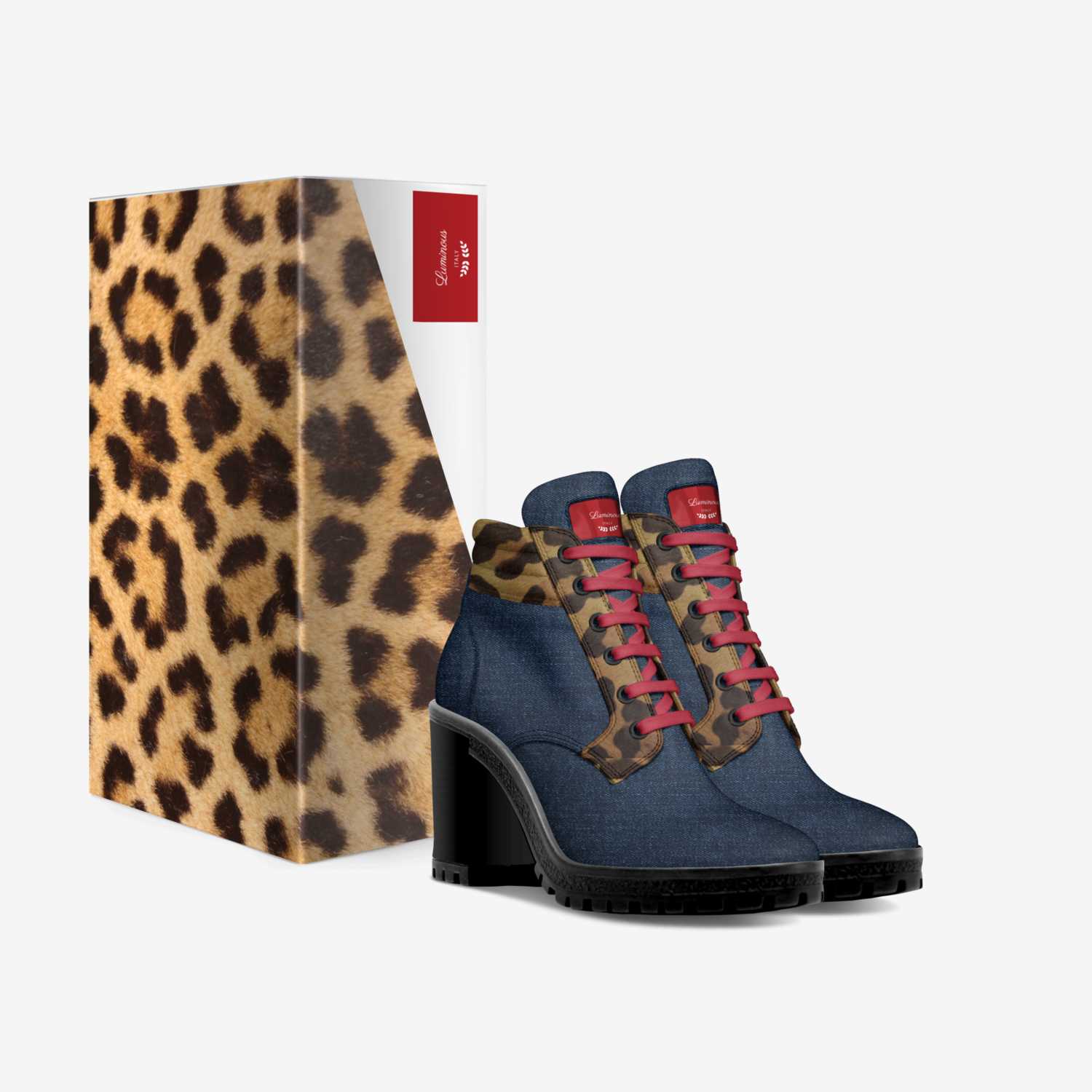 Luminous custom made in Italy shoes by Kelada Fairley | Box view