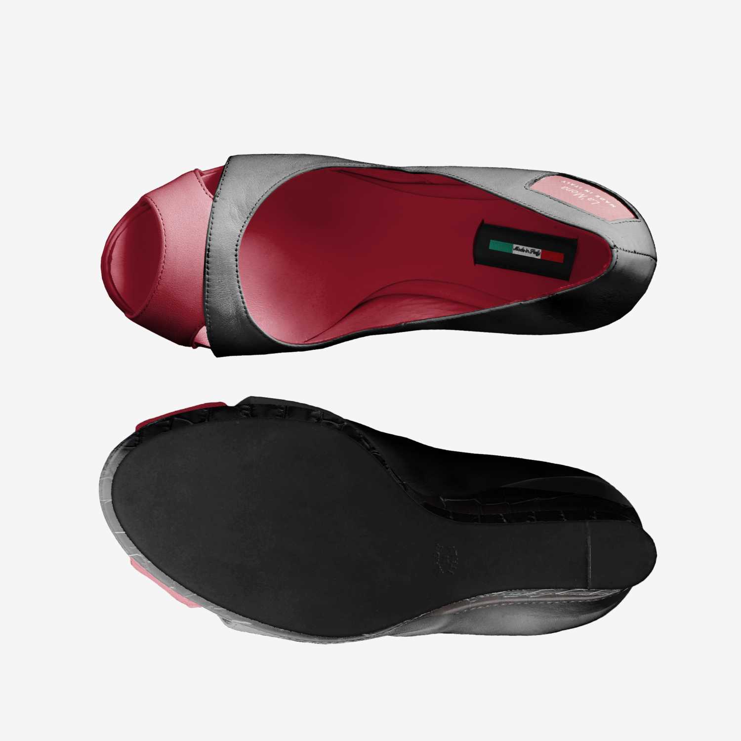 Red Bottom Heel with Custom Design