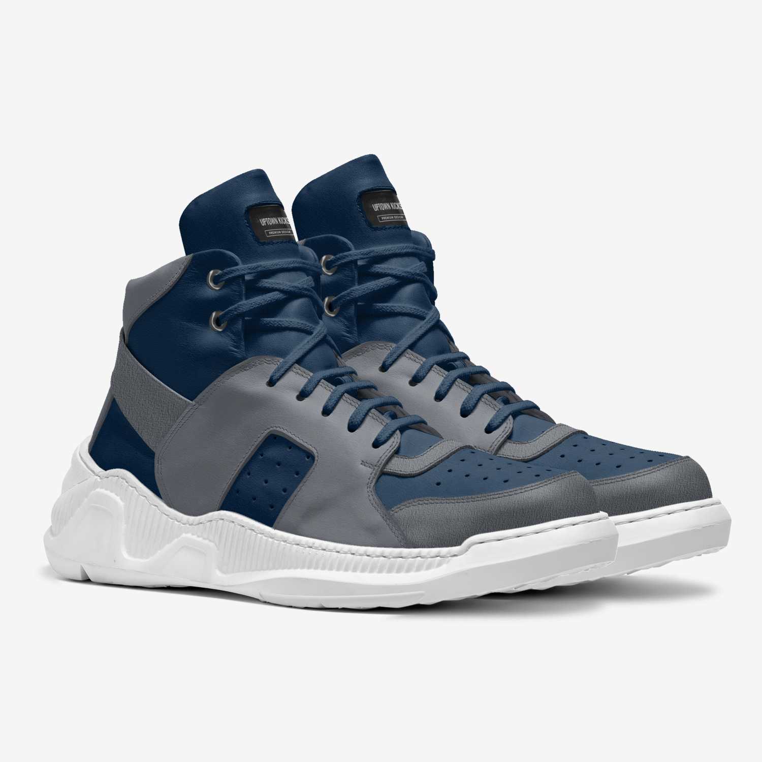 UpTown Kicks custom made in Italy shoes by Raychelle Baughman | Double view