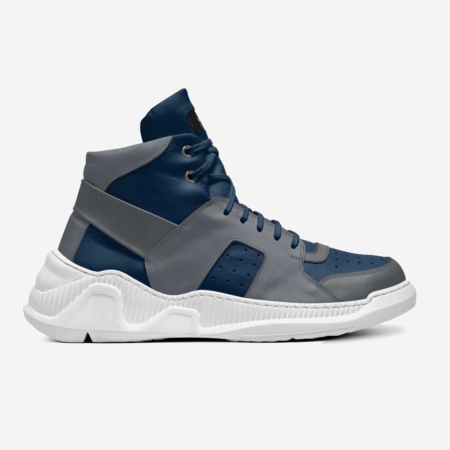 UpTown Kicks custom made in Italy shoes by Raychelle Baughman | Side view