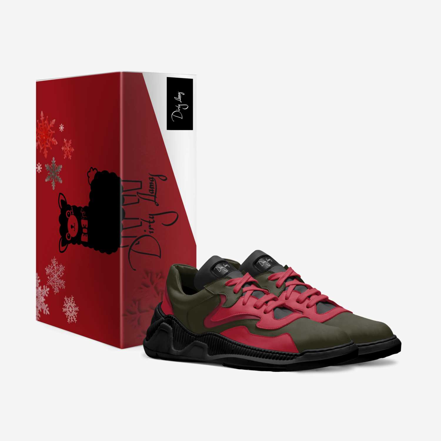 Dirty Llamas custom made in Italy shoes by Bert Melton | Box view