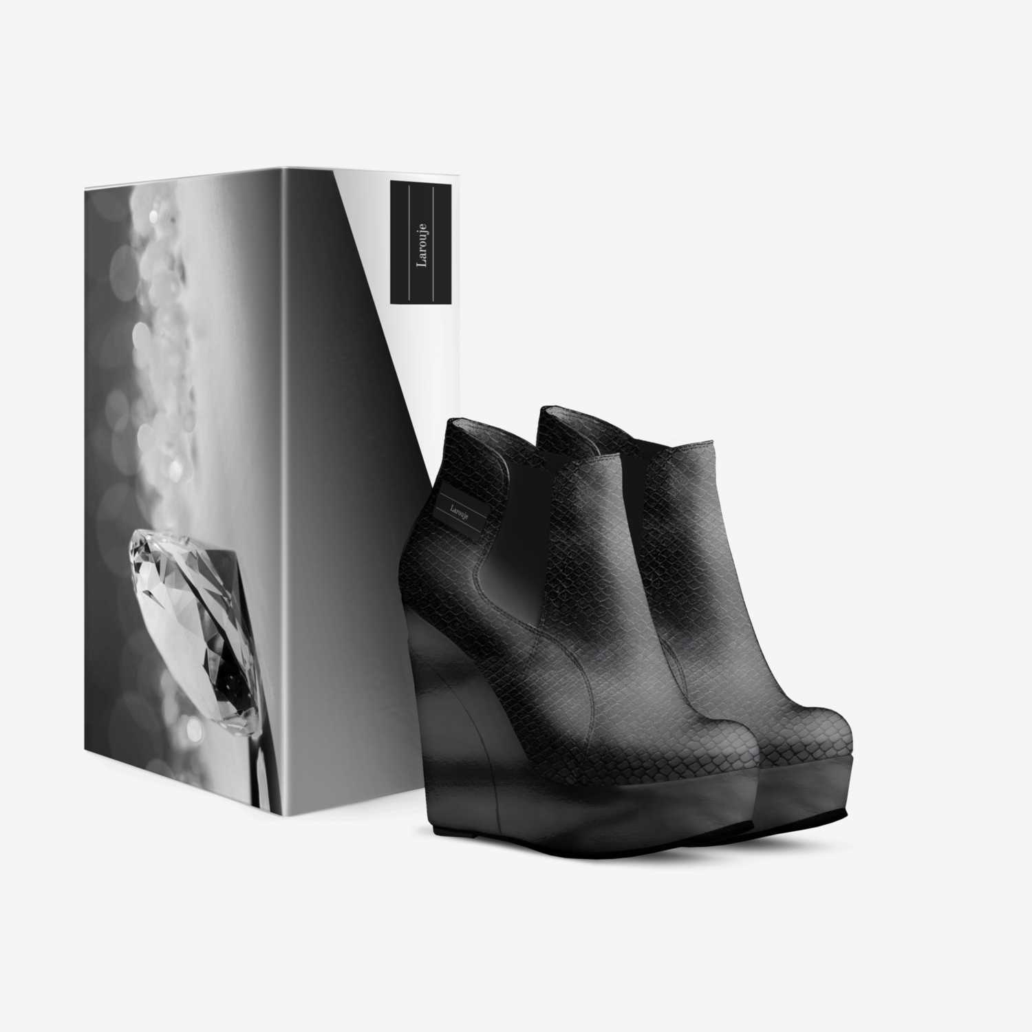 Larouje  custom made in Italy shoes by Esla Sinclair | Box view