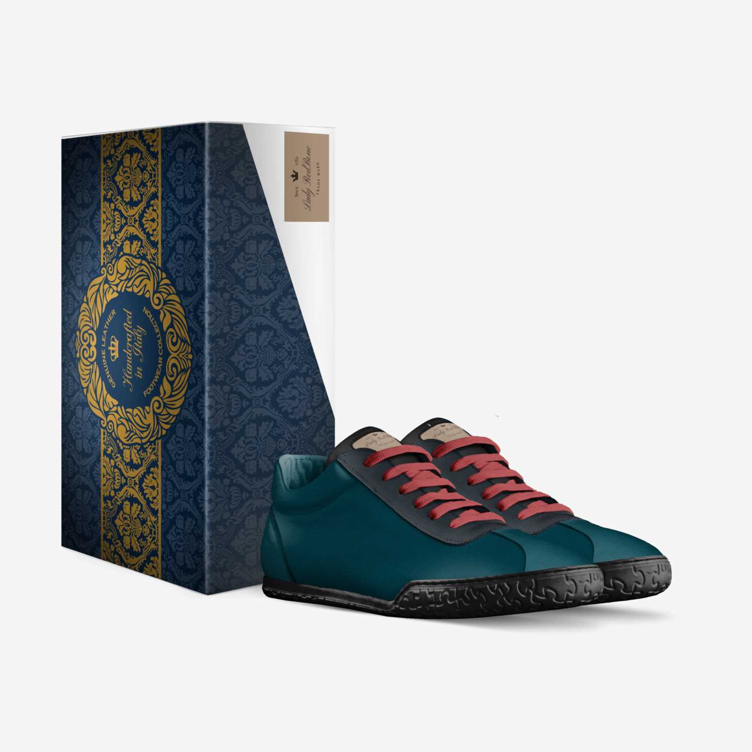 Lady RedBone custom made in Italy shoes by Natasha Smith-hazzard | Box view