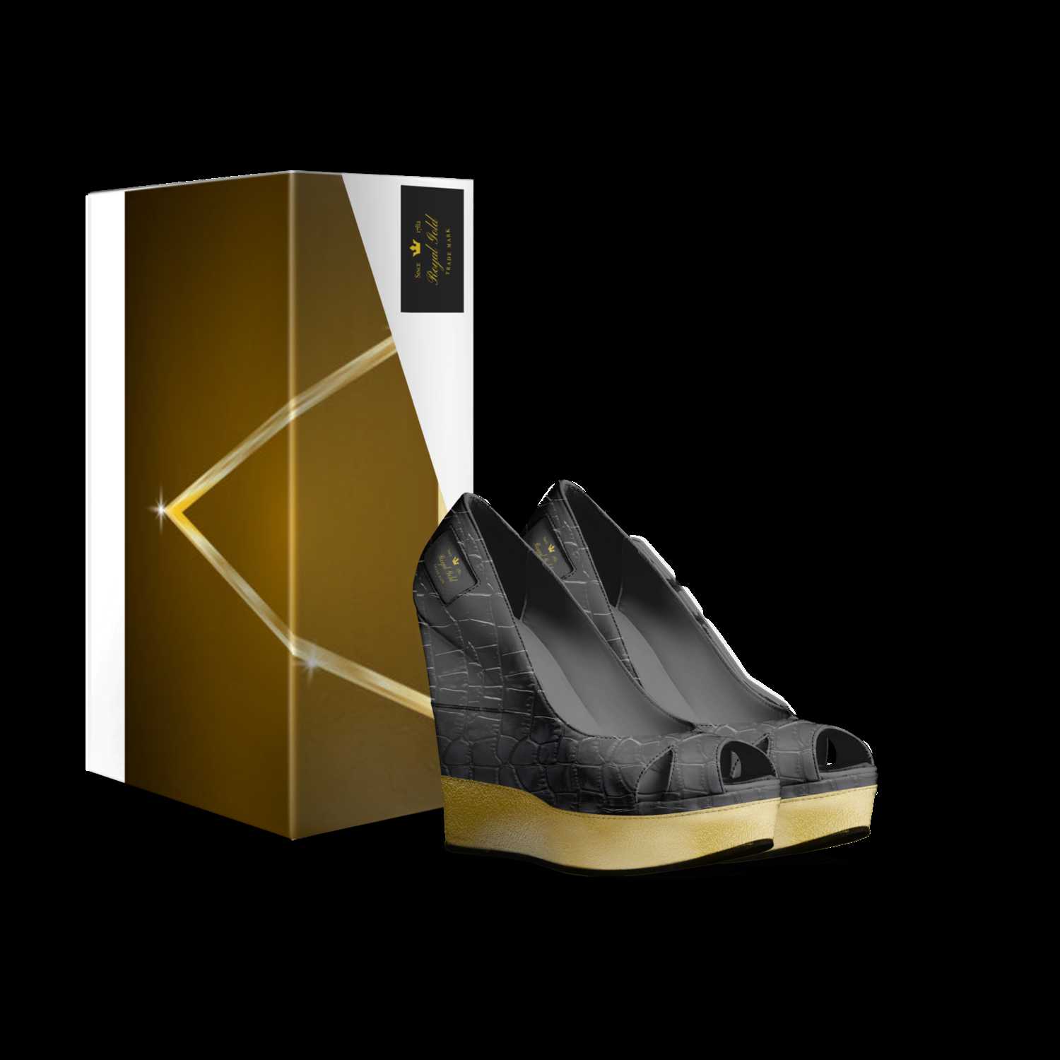 Royal Gold A Custom Shoe concept by Anthony Payne