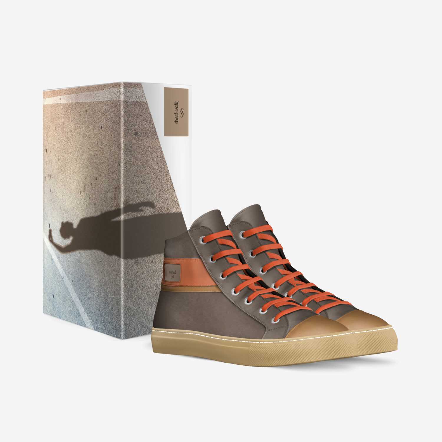 street walk custom made in Italy shoes by Kesha Galiardi | Box view
