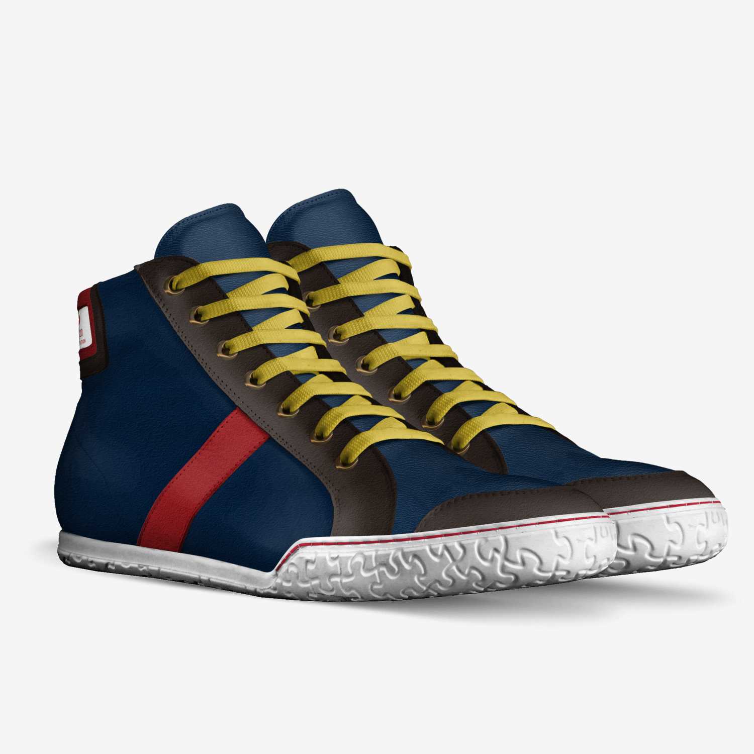 LV 2020 custom made in Italy shoes by Tiffany Scrivens | Double view