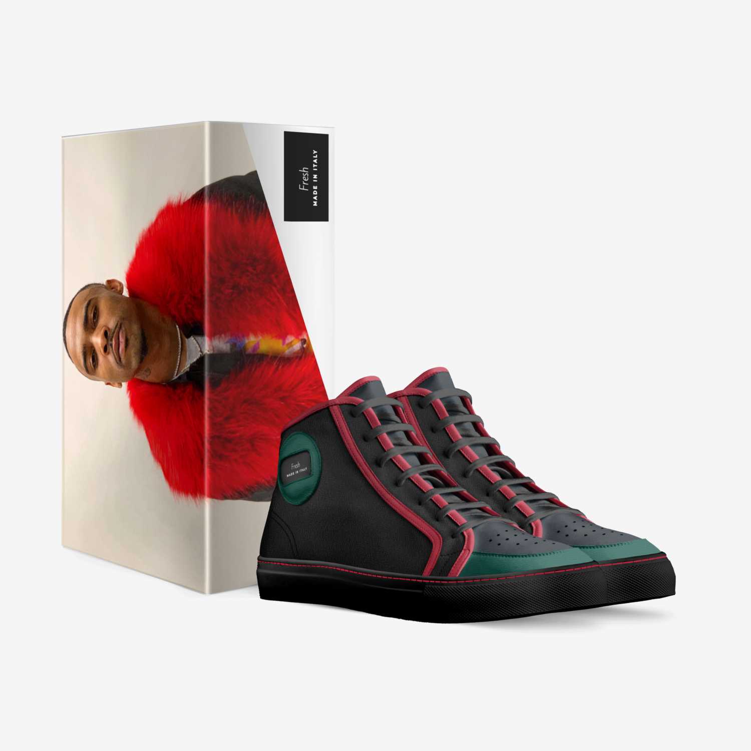Fresh Kicks custom made in Italy shoes by Ralphele Franklin | Box view
