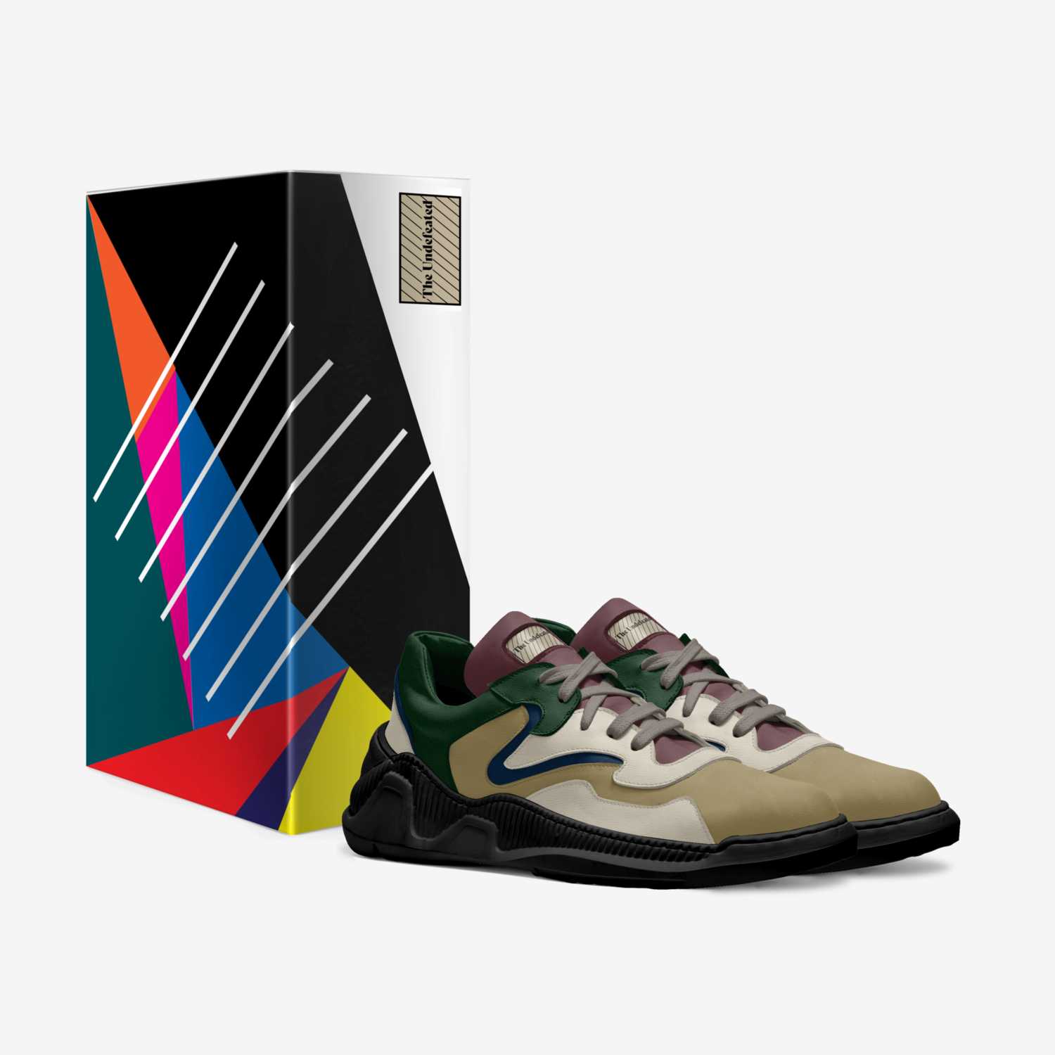 The Undefeated custom made in Italy shoes by Hilary Phillips | Box view