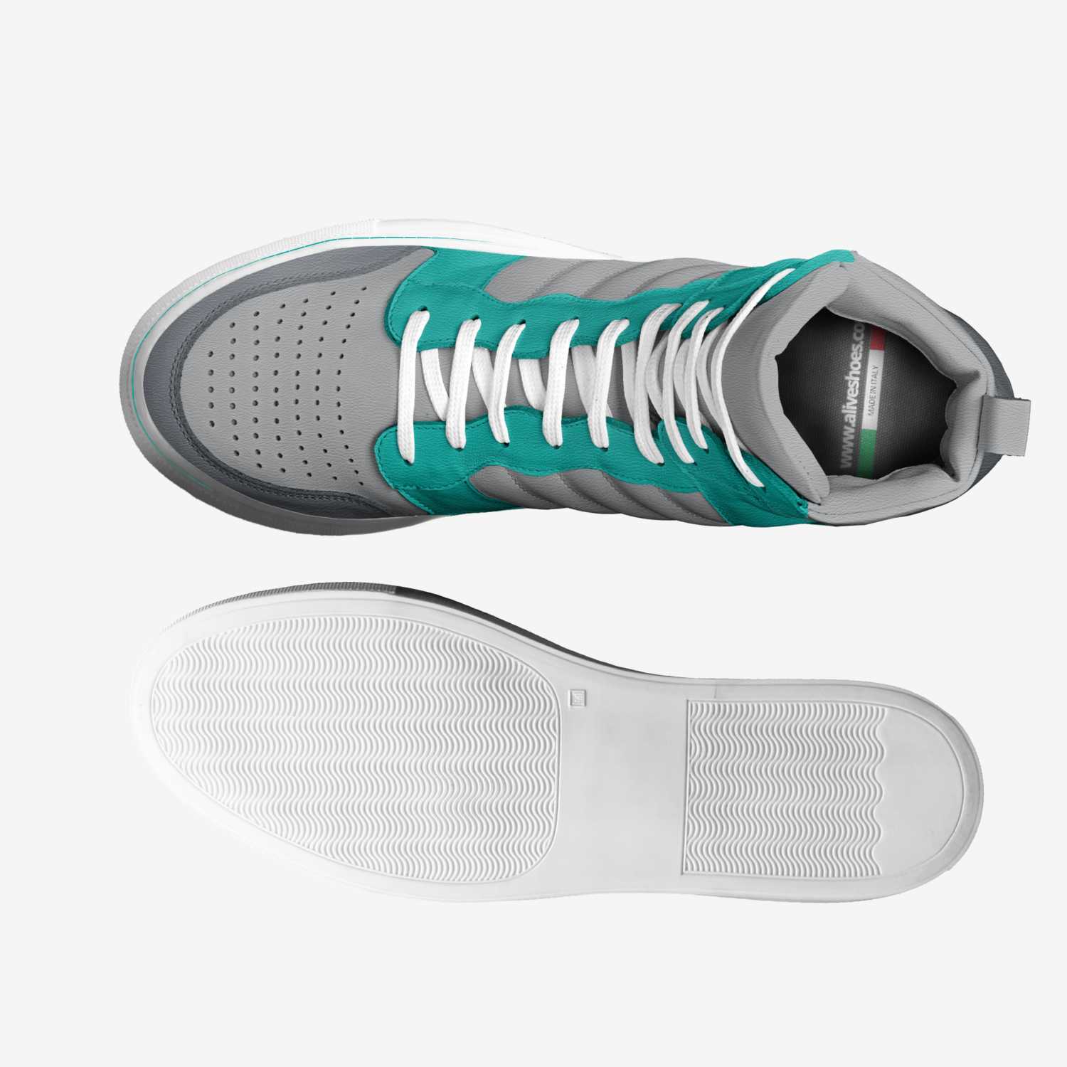 IceBox custom made in Italy shoes by Josie Parks | Top view