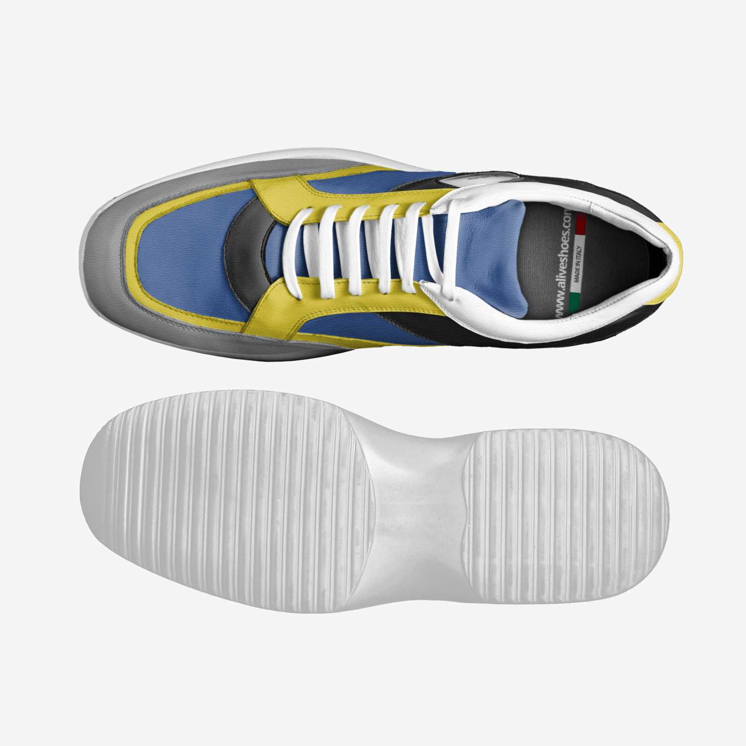 Qb's sports wear custom made in Italy shoes by Kleer Bryant | Top view