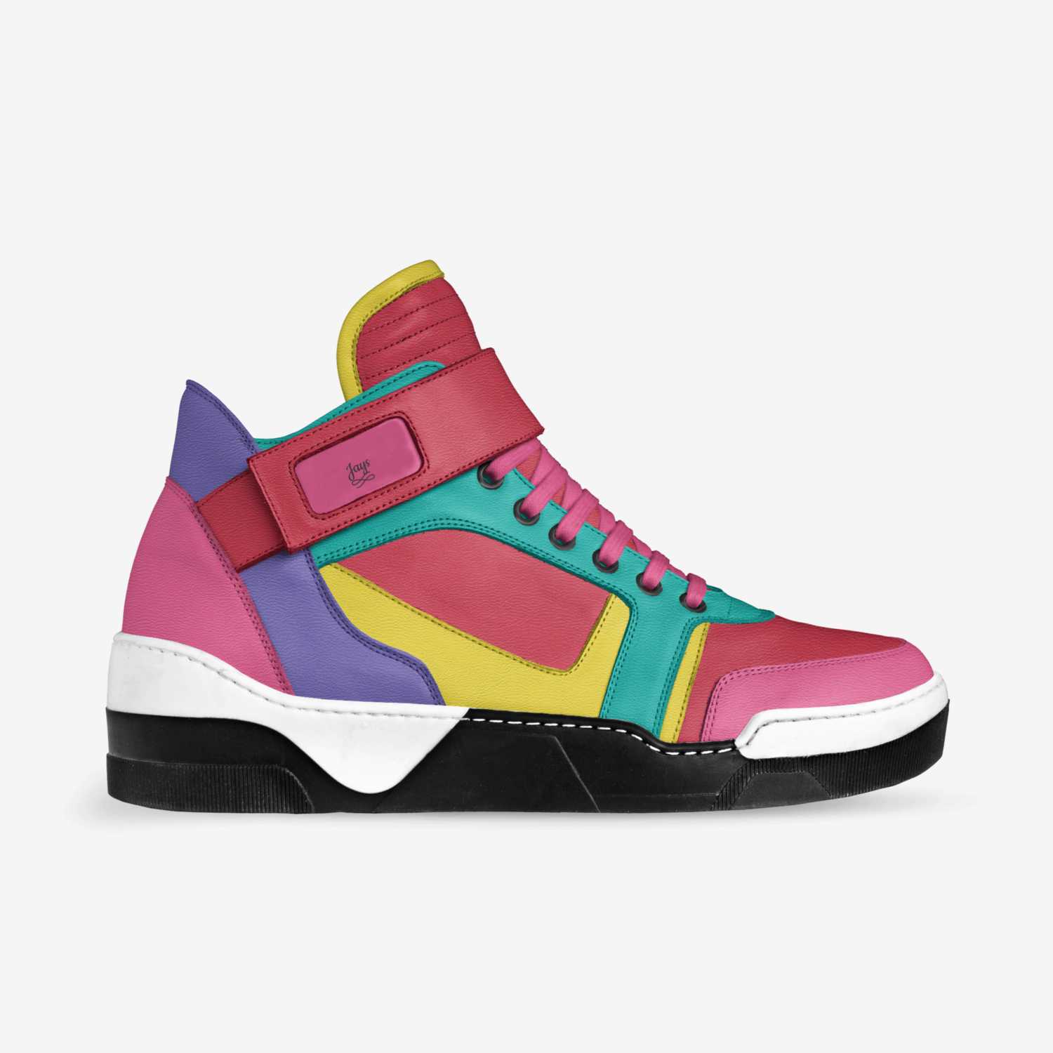 Jays custom made in Italy shoes by Jovante Ducree | Side view