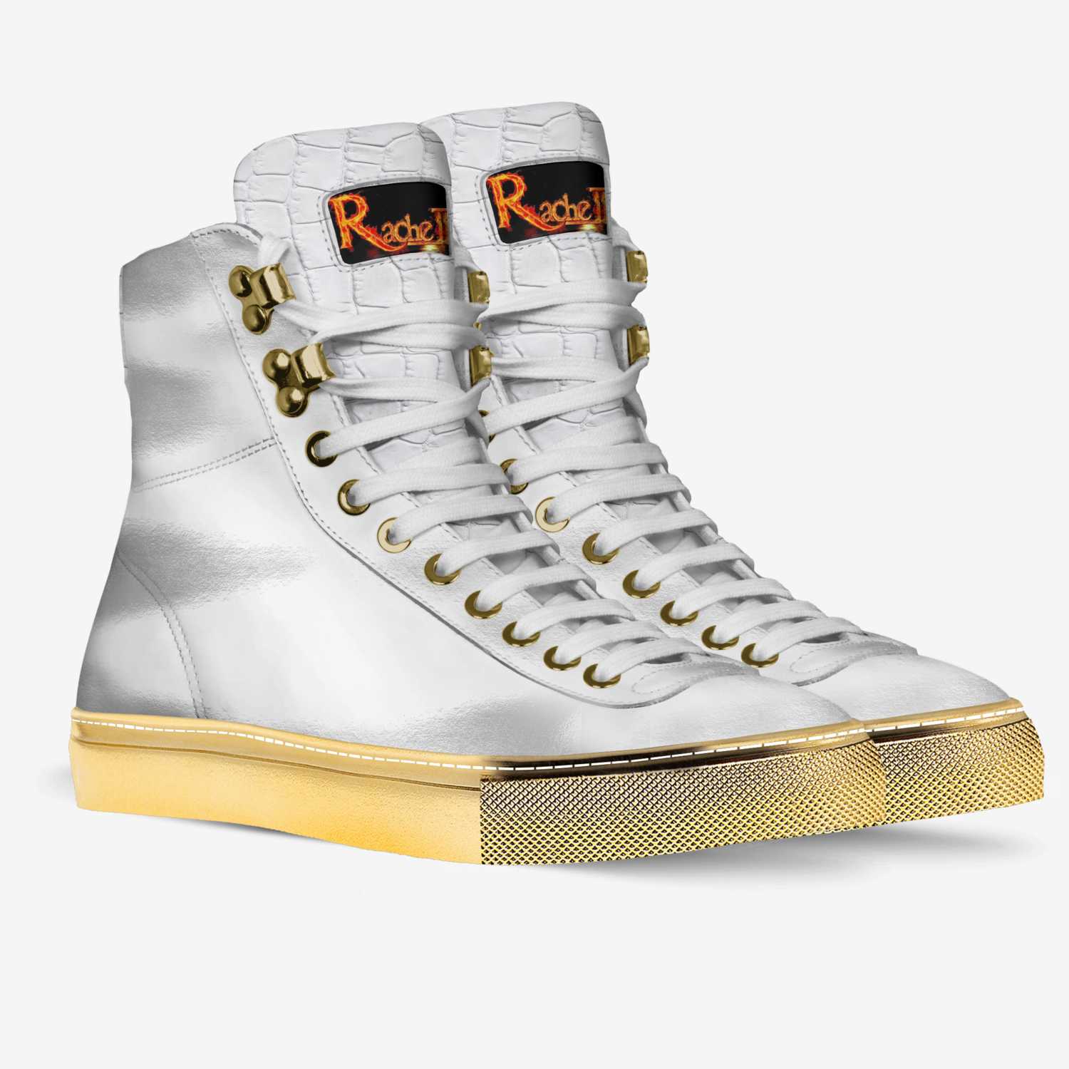 TRIPPLE custom made in Italy shoes by Rachel Ekinde | Double view