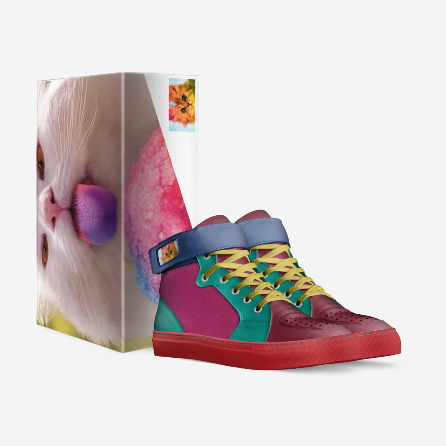 RAINBOW SMASH custom made in Italy shoes by Thomas Albright | Box view