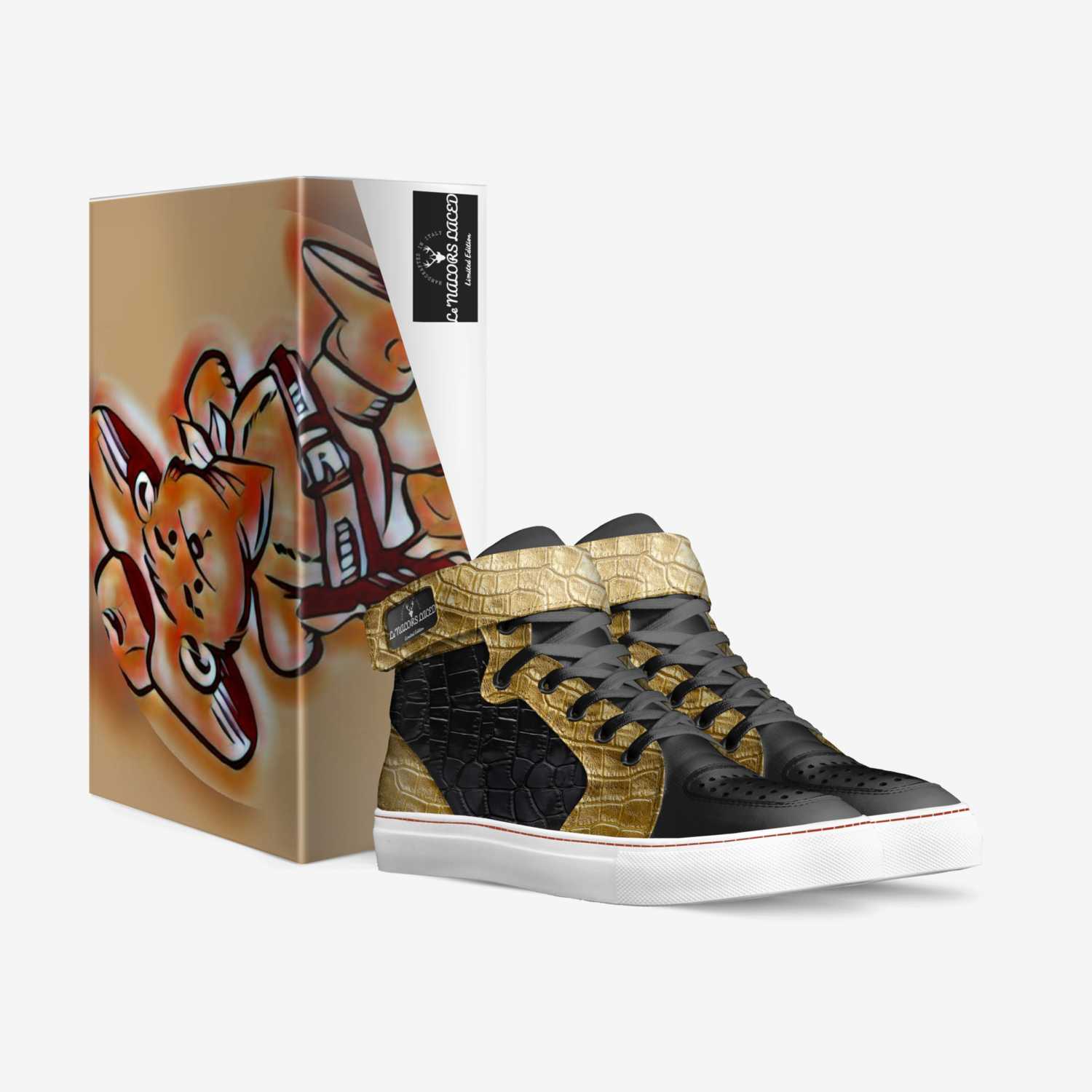 Le'NALORS LACED custom made in Italy shoes by Kevin Hickman | Box view