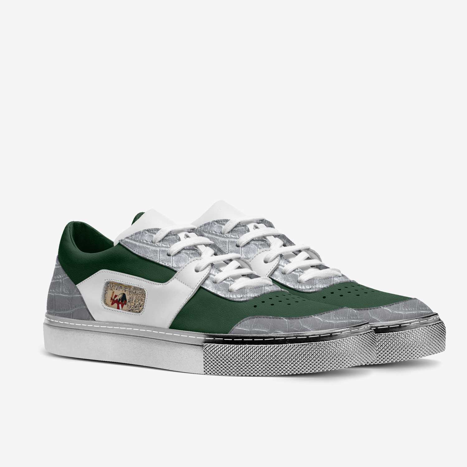 EMERALD TABLETS-V custom made in Italy shoes by Billy Carson | Double view