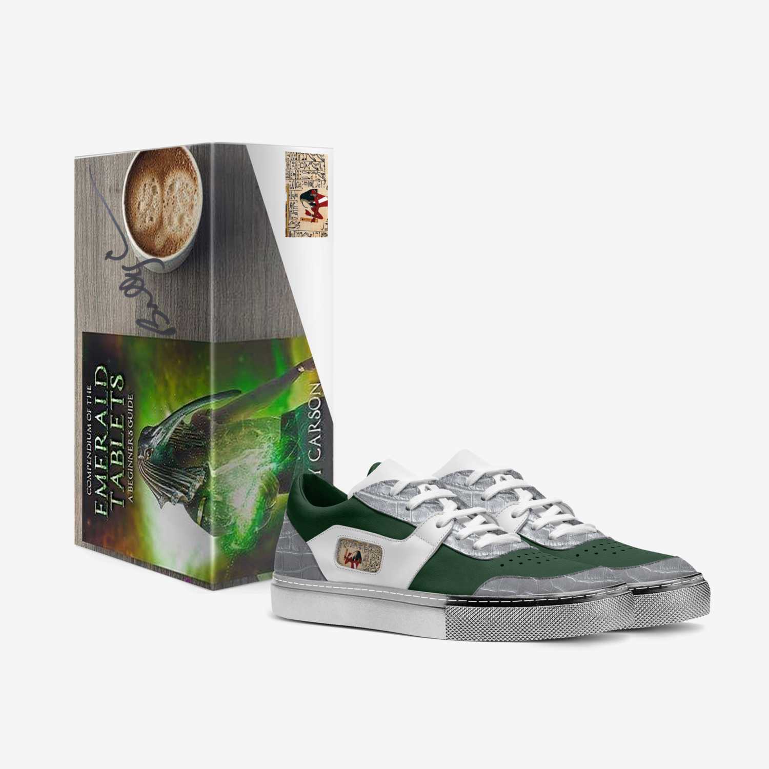 EMERALD TABLETS-V custom made in Italy shoes by Billy Carson | Box view