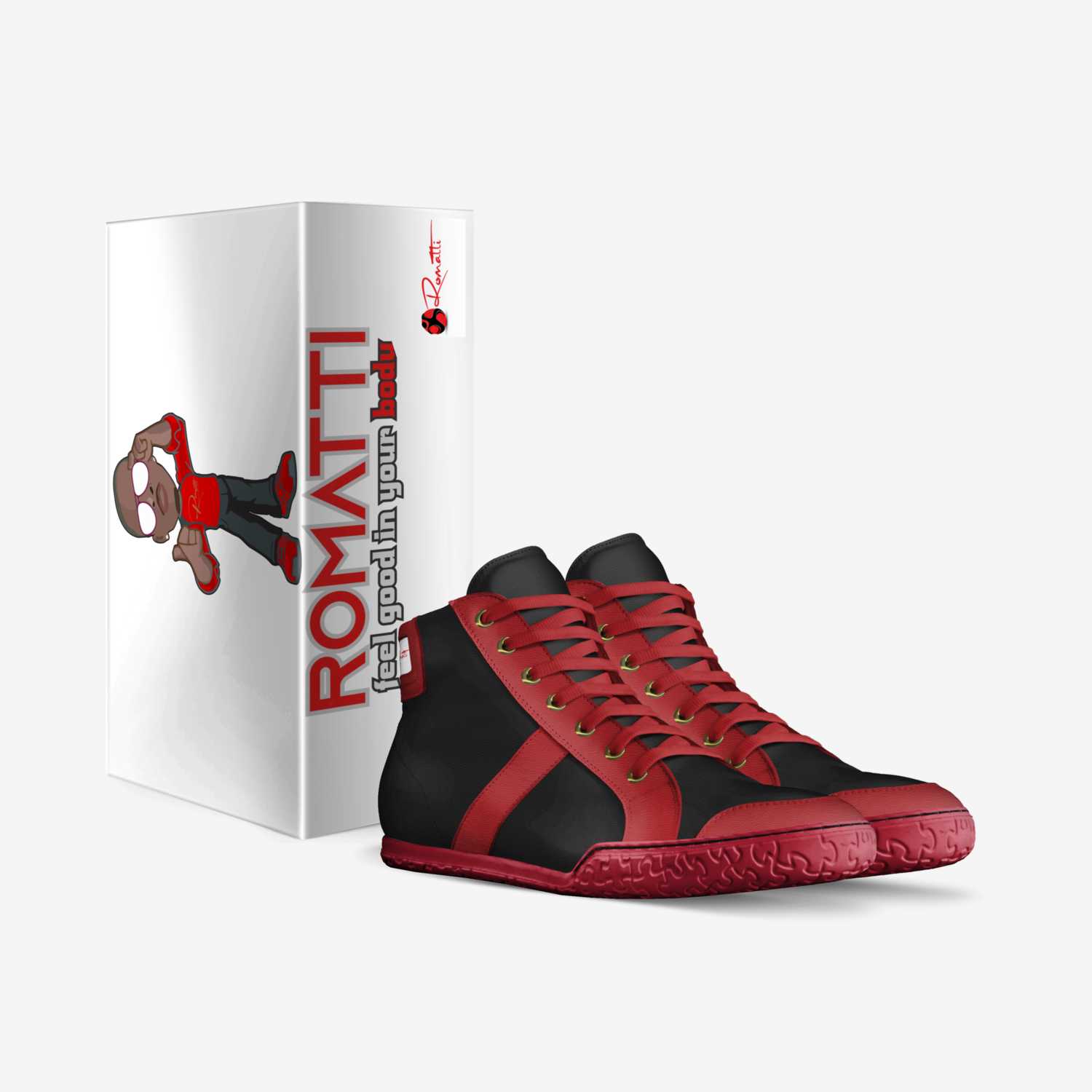 Romatti 1 custom made in Italy shoes by Roland Watkins Jr | Box view