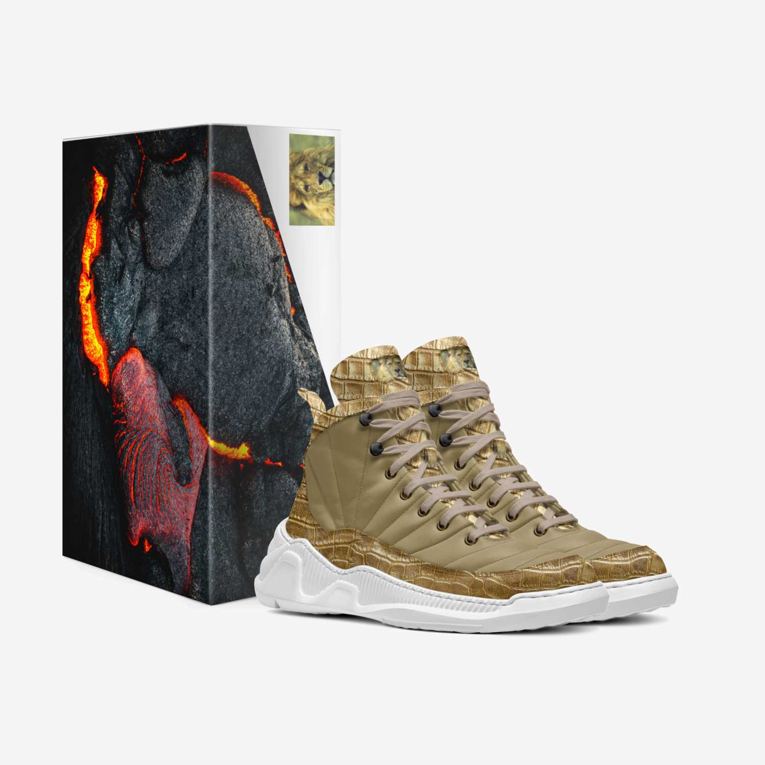 Humble Lion custom made in Italy shoes by Cedric Harris | Box view