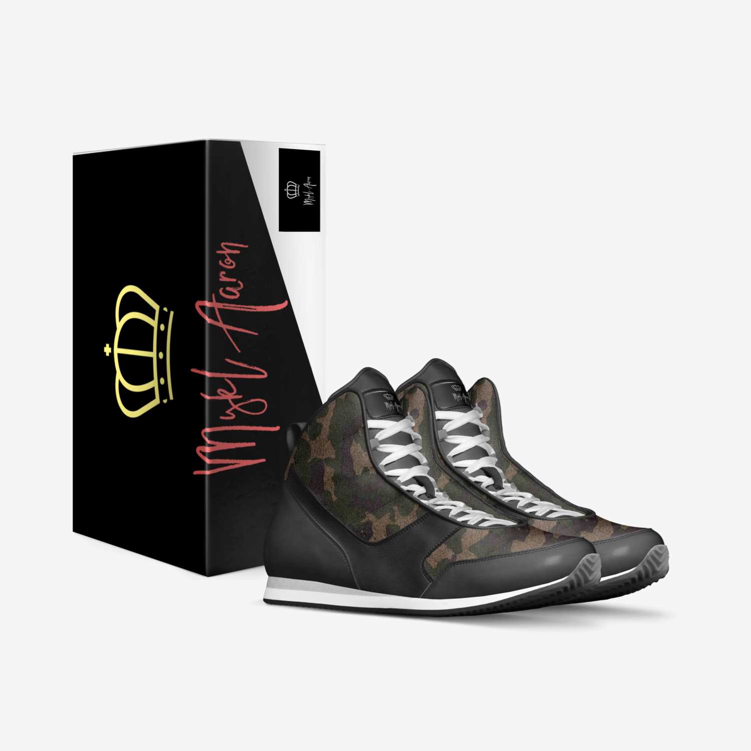 Mykl  Aaron custom made in Italy shoes by Michael Kimbrough | Box view