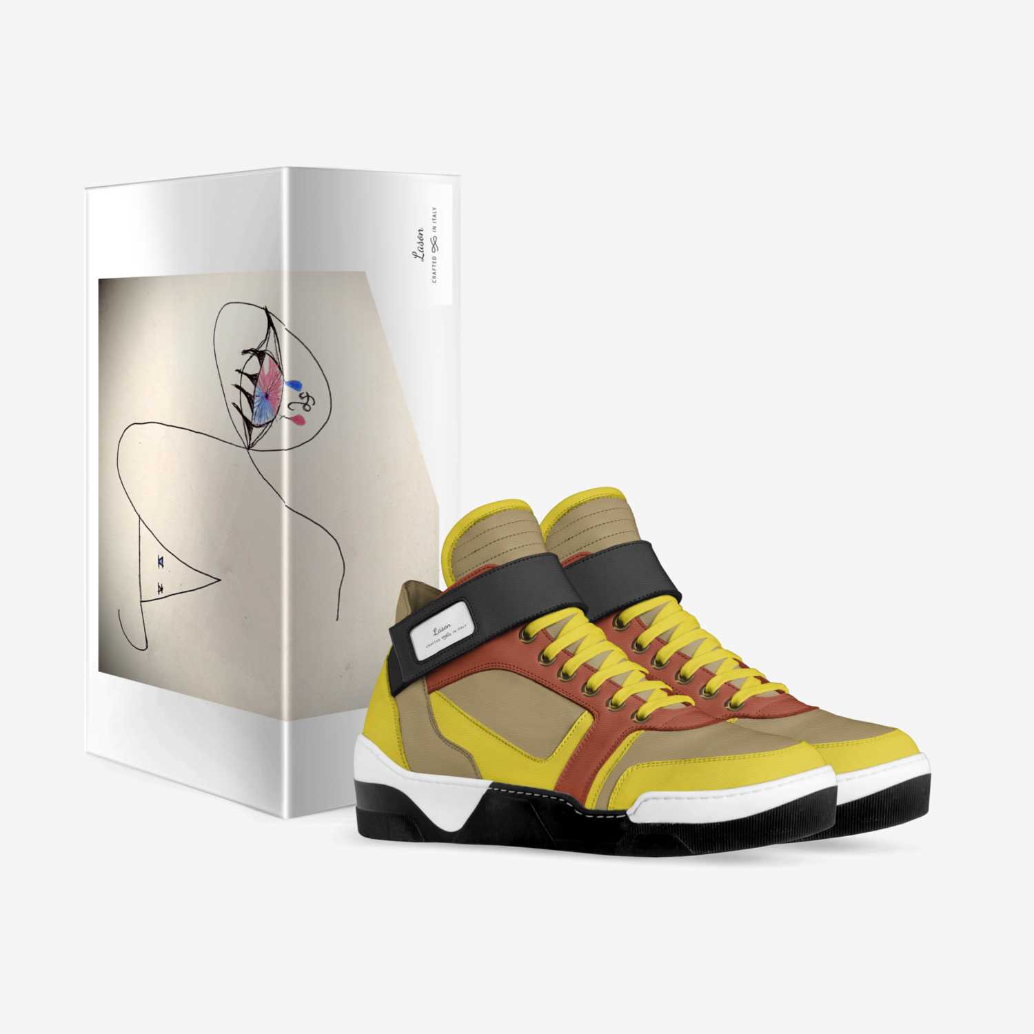 Lason custom made in Italy shoes by Victoria English | Box view