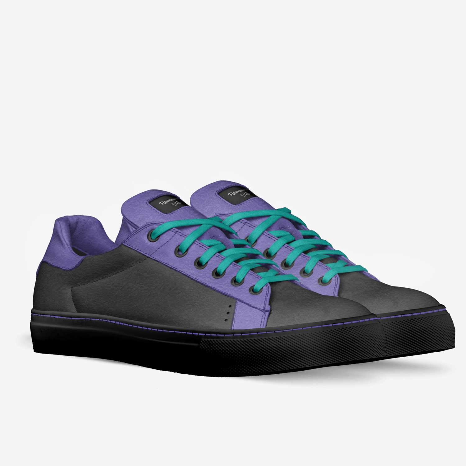 Ravenware custom made in Italy shoes by Lisa Arnold | Double view