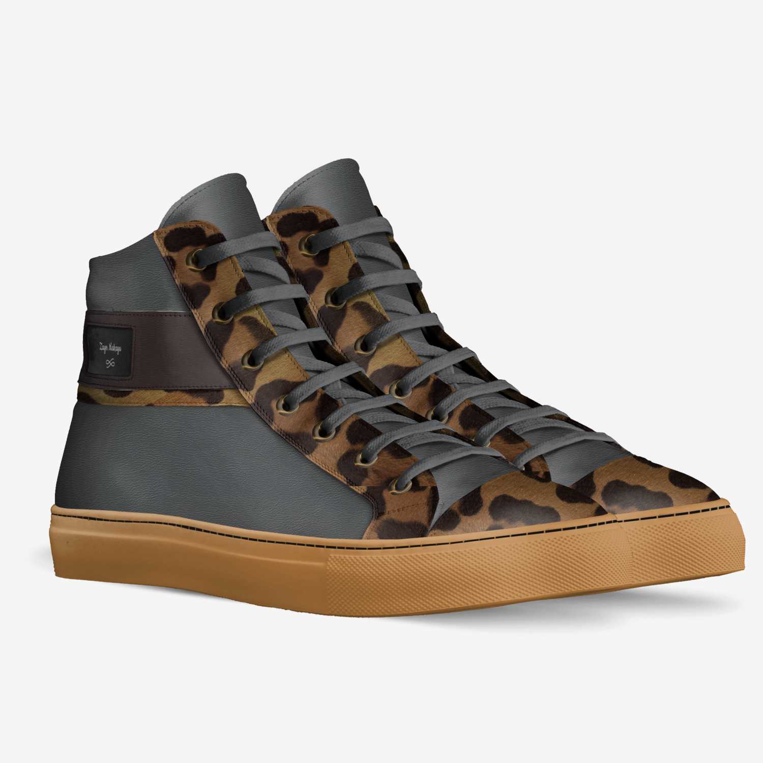 Zayn Makayu  custom made in Italy shoes by Haawa Nakanwagi | Double view