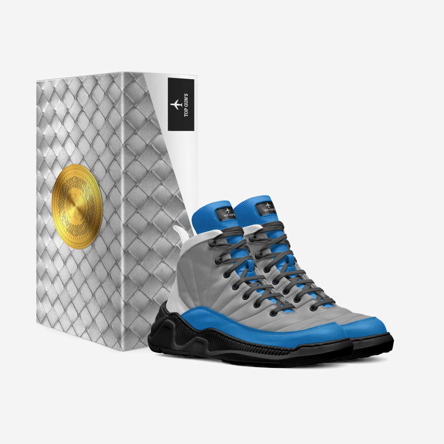 Top gun's custom made in Italy shoes by Mike Bonaparte | Box view