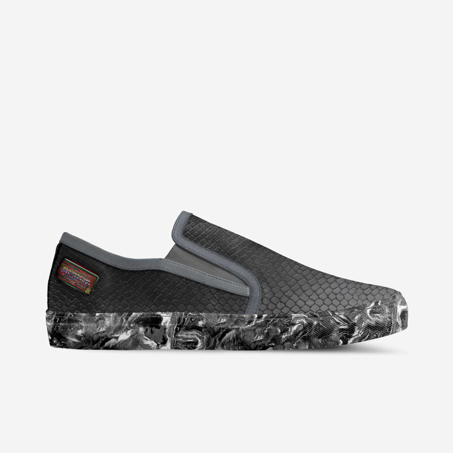 DA FORM 4856 custom made in Italy shoes by Ronald Roberts | Side view