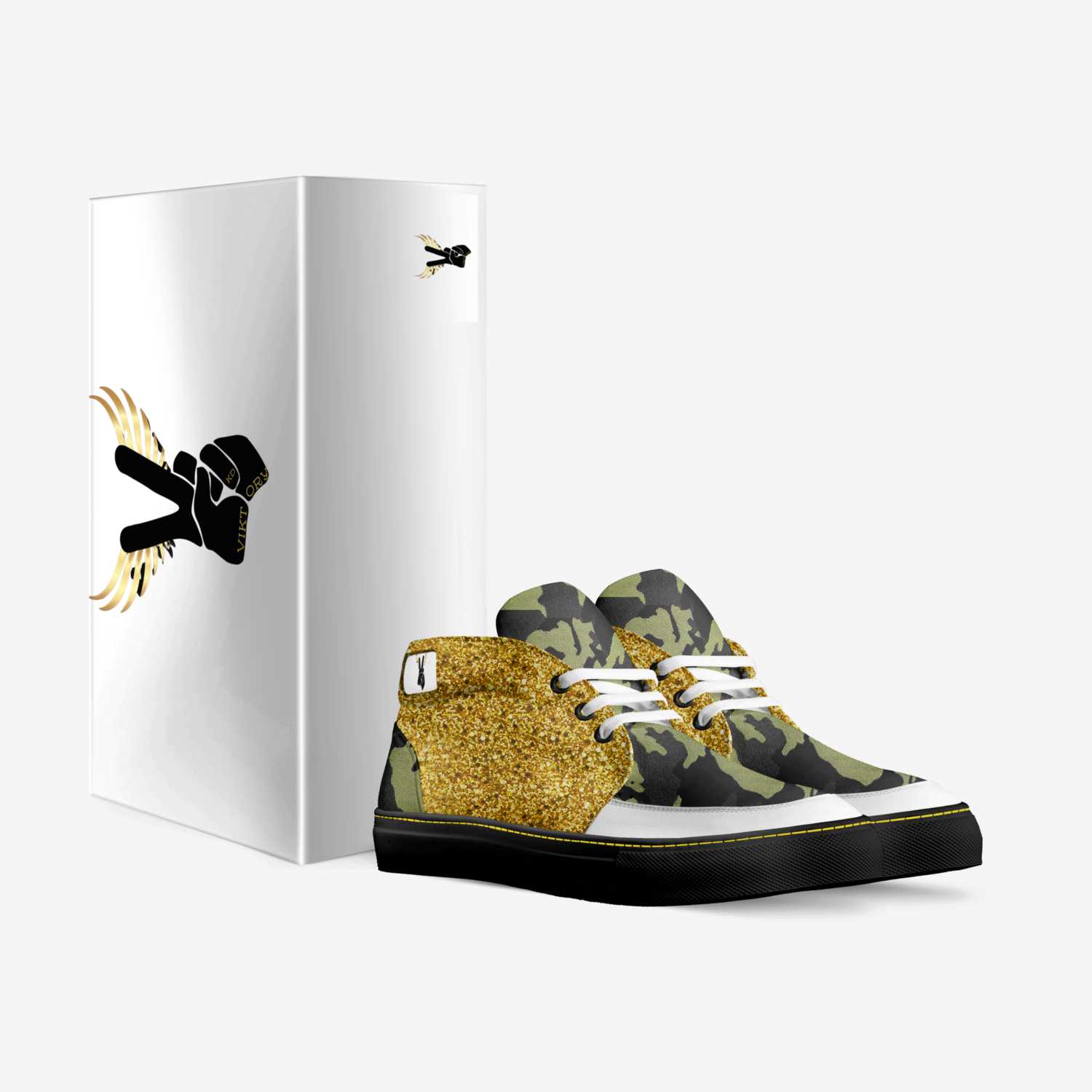 Viktory custom made in Italy shoes by Krystal Douglas | Box view