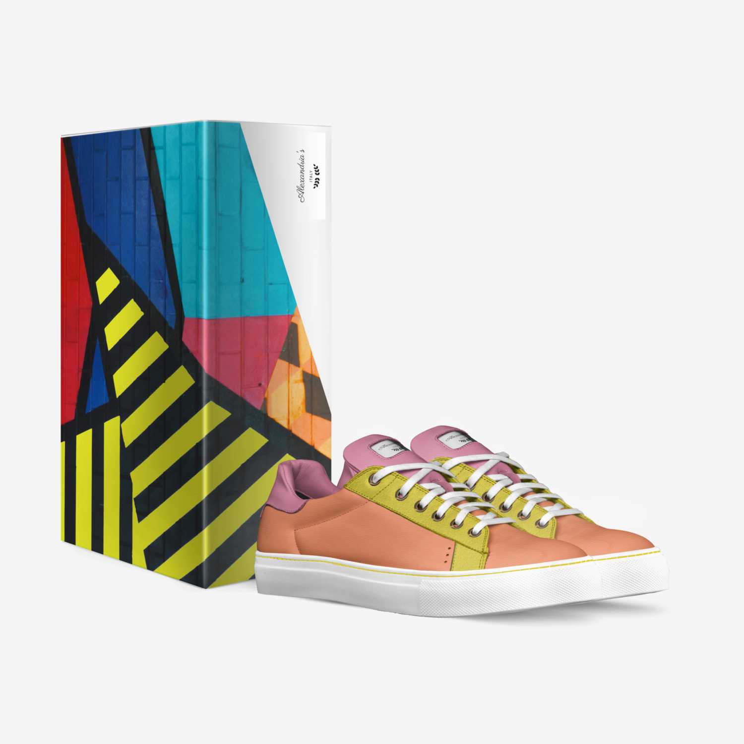Alexandria's custom made in Italy shoes by Alex Mcbride | Box view