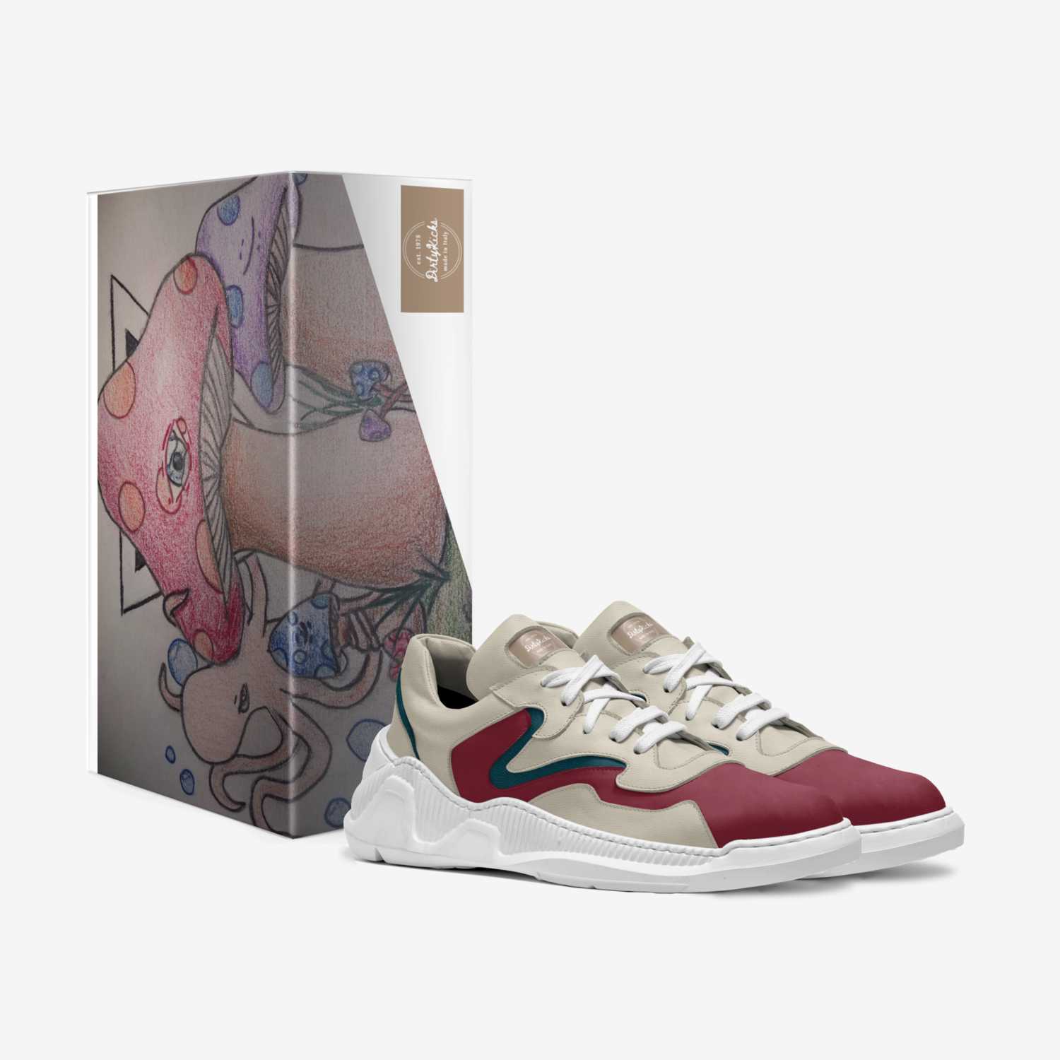 DirtyKicks custom made in Italy shoes by Taheem Hollman | Box view
