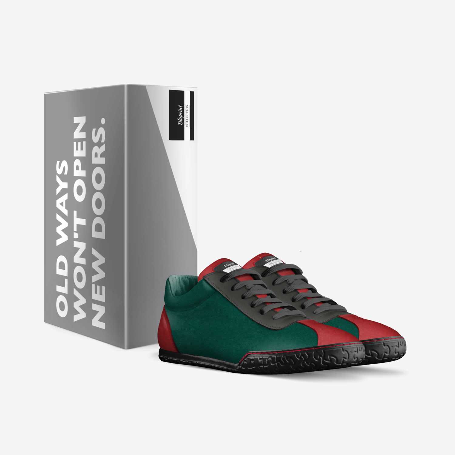 Bluprint custom made in Italy shoes by Keiara Heard | Box view