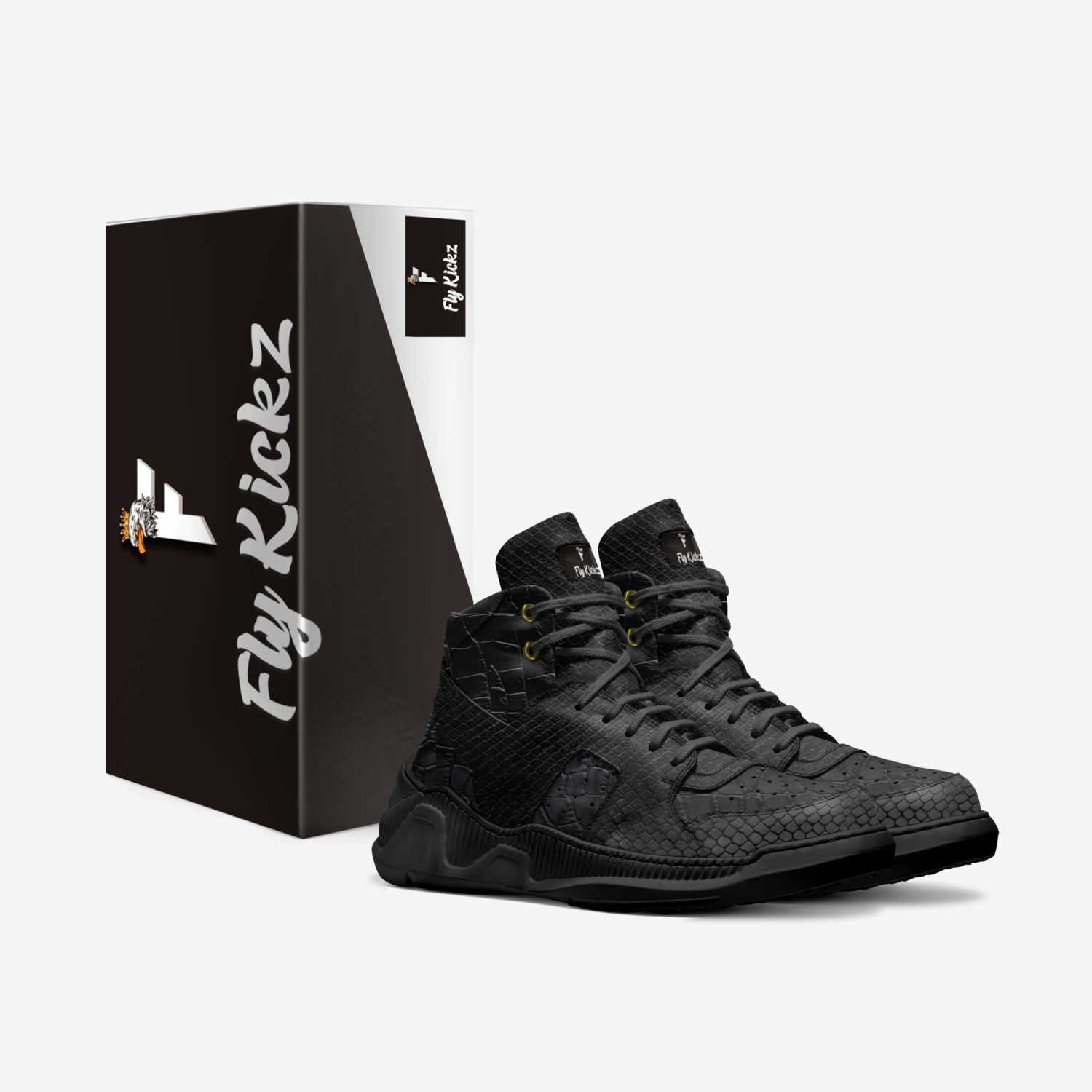 Fly kickz custom made in Italy shoes by Ricardo Shelton | Box view