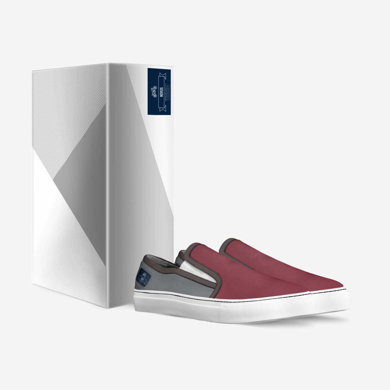 Novus custom made in Italy shoes by Aman Pratik | Box view