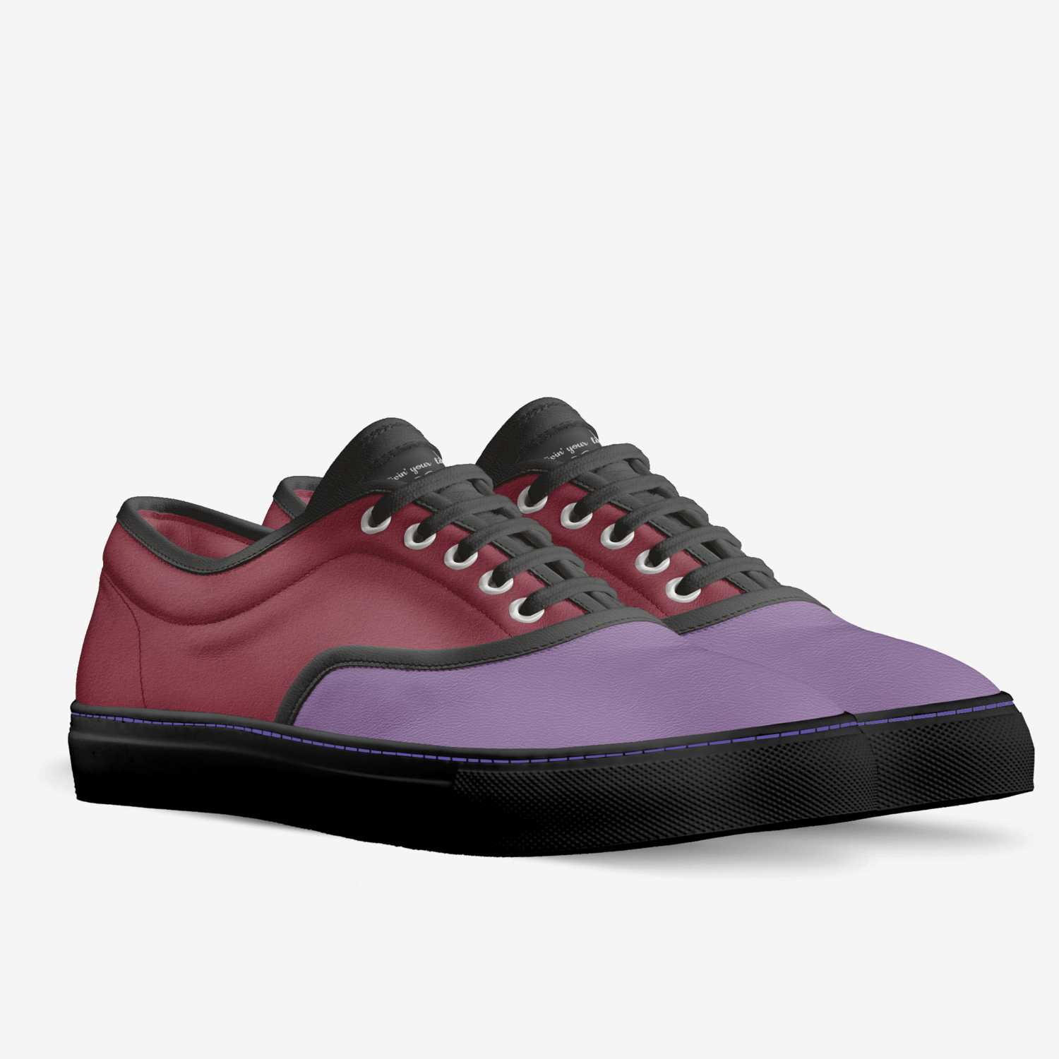 Livin’ your  life  custom made in Italy shoes by Tyeshia Alexander | Double view