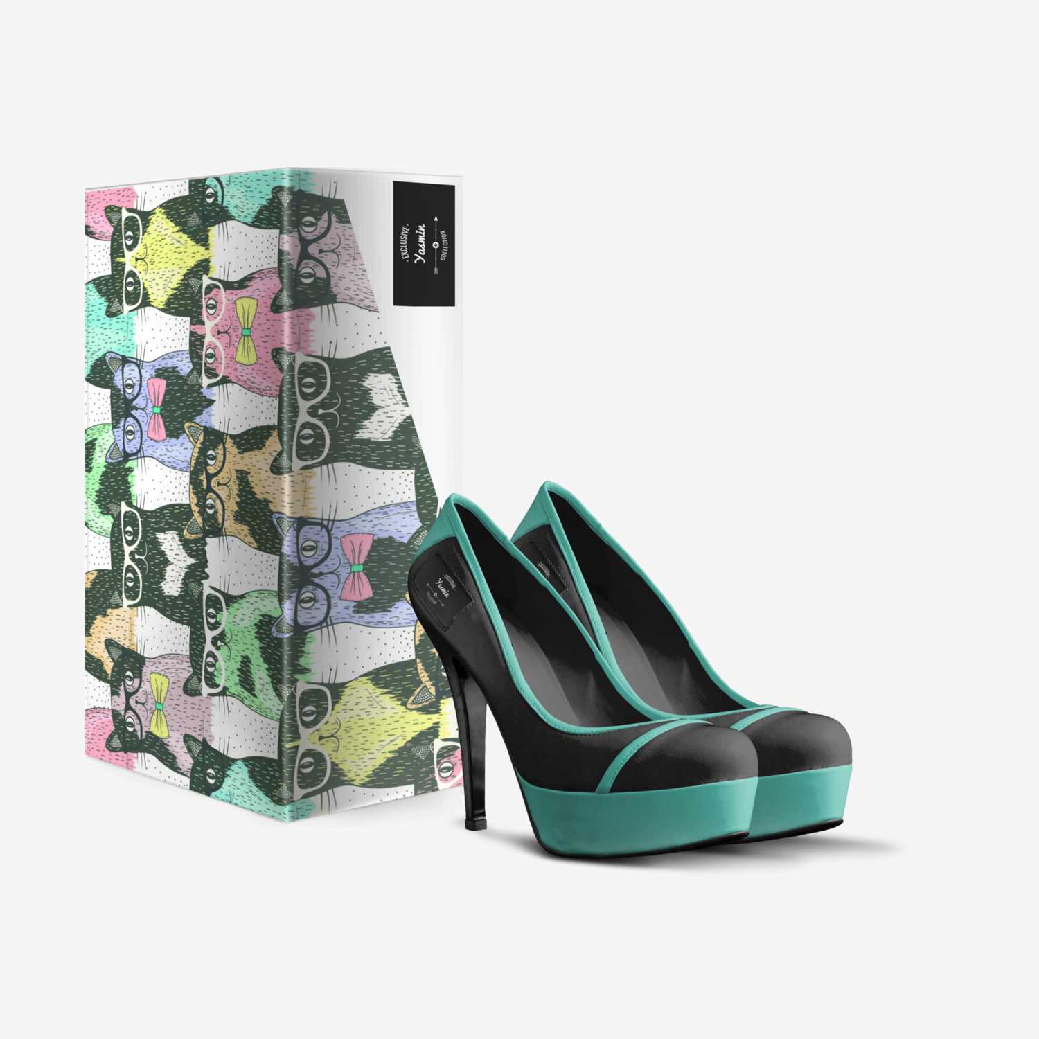 Yasmin custom made in Italy shoes by Yasmin Alves | Box view