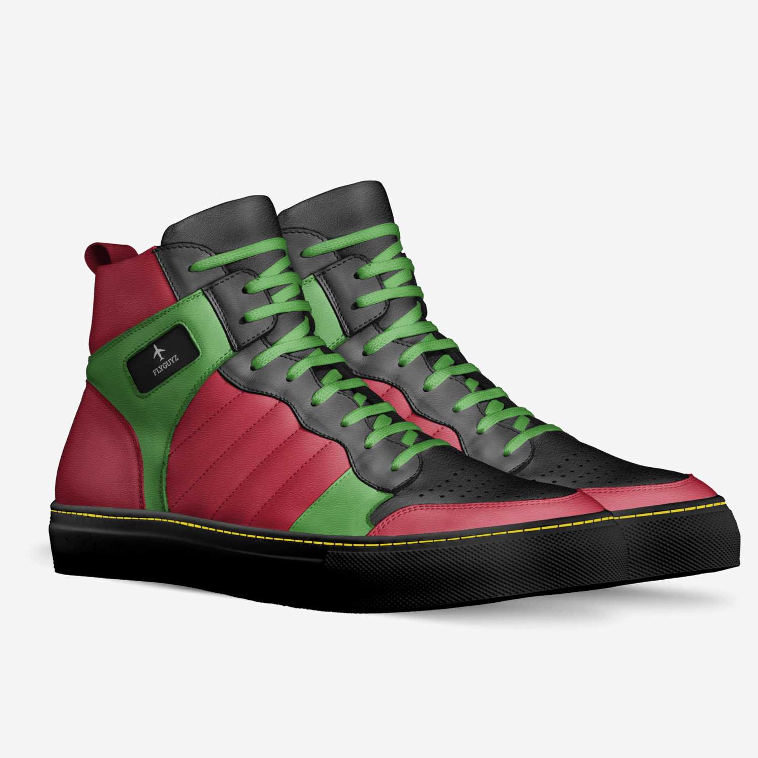 Flyguyz custom made in Italy shoes by Anthony Mitchell | Double view