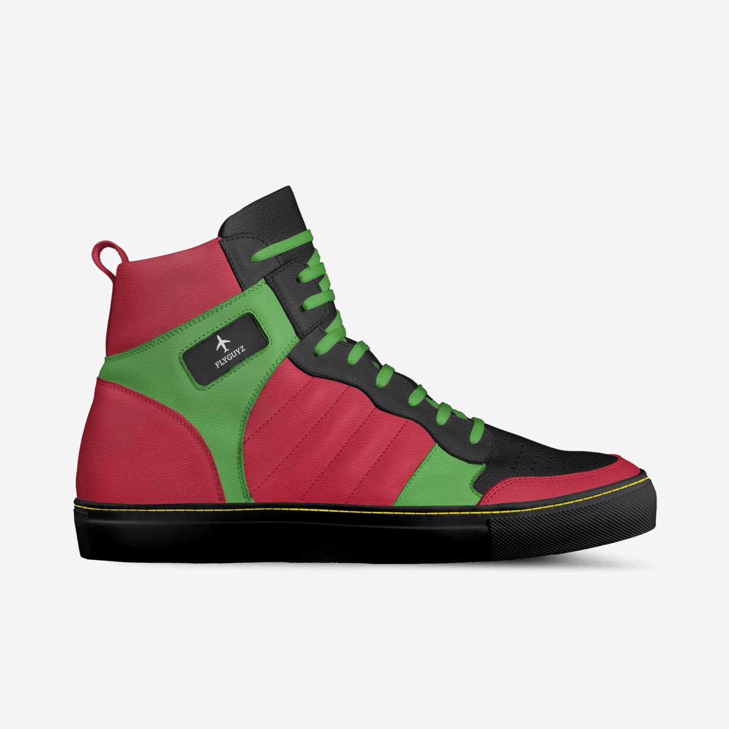 Flyguyz custom made in Italy shoes by Anthony Mitchell | Side view